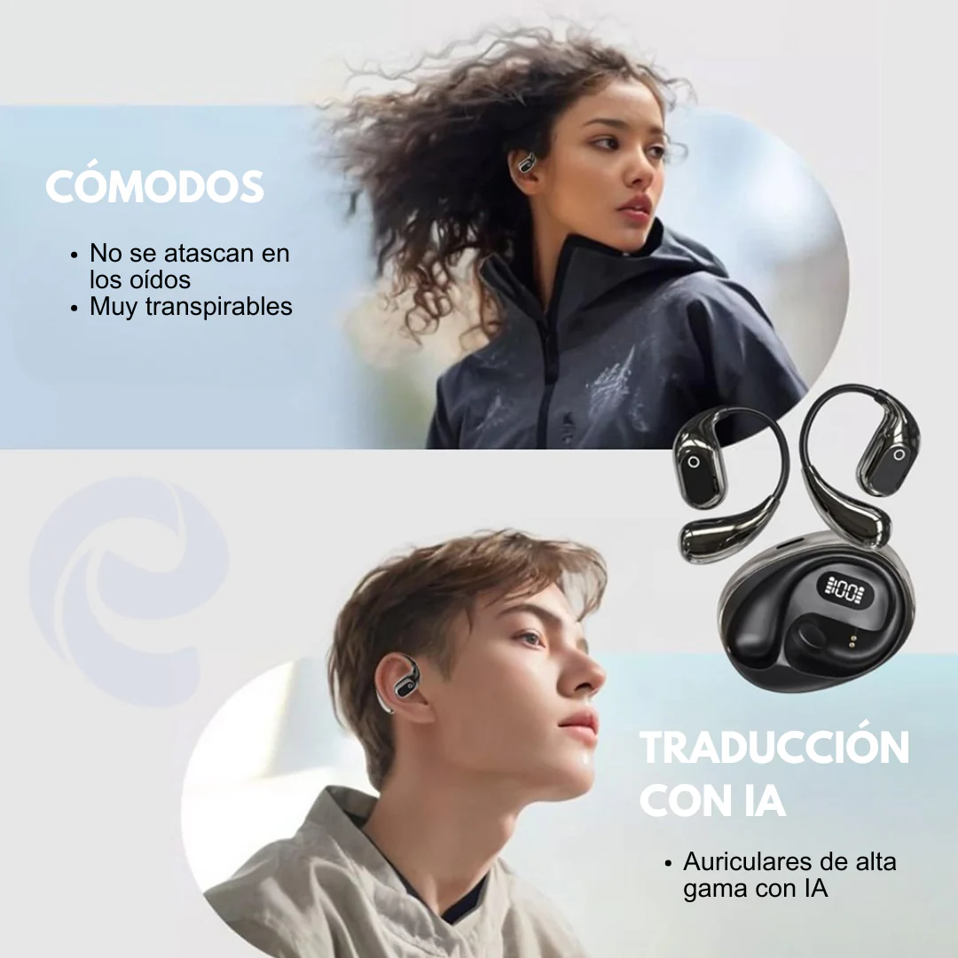 Instant Translation Earbuds – 138 Languages, Fast Charging, Waterproof