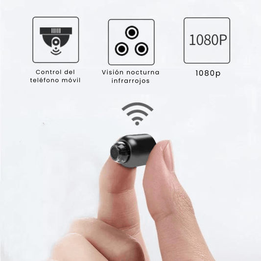 UltraVision HD Mini Spy Camera: Compact Wireless Security for Home and Office
